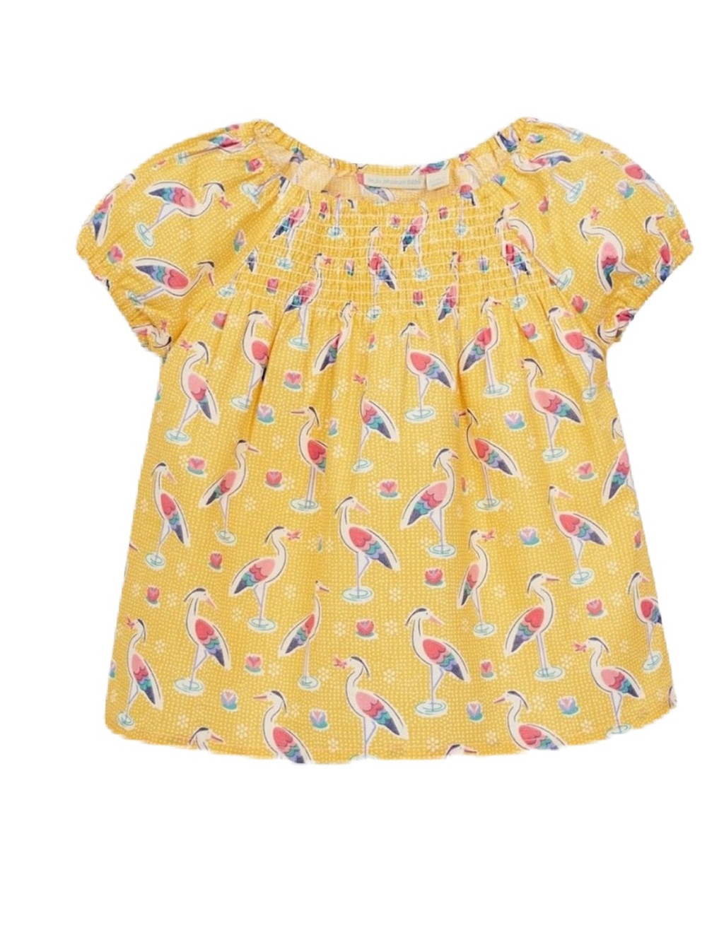 Jojo Maman Bebe Bird Print Blouse